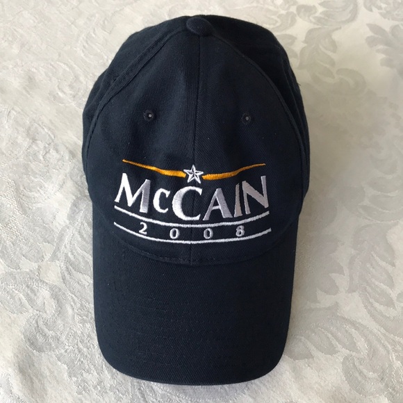 mccain navy hat